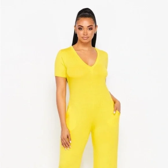 #81 Yellow Jumpsuit - Picture 2 of 4